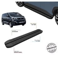PEUGEOT EXPERT TRAVELLER ! UZUN ! ŞASE 2017 2018 2019 2020 2021 2022 2023 2024 2025 2026 SLN SİYAH Y