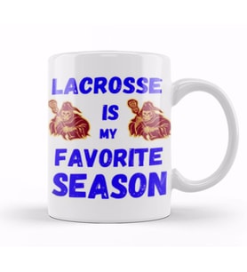 Funny Lacrosse Kupa Bardak Porselen
