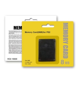 Playstation 2 Memory Card 8MB PS2 Hafıza Kartı PS2 Memory Card (Sarı)