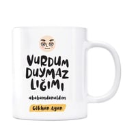 Kişiye Özel İsimli Baba Kupa Vurdumduymazlığımı Babamdan Aldım