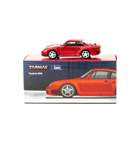Tarmac Works X iXO Models Porsche 959 Kırmızı 1/64 Model Araba