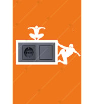 Spider Man Çocuk Odası Çiftli Priz Çerçevesi Dekorasyon (Beyaz)