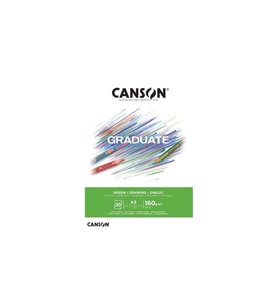 Canson Çizim Bloğu Graduate Dessın Beyaz 30 SY A3 160 GR