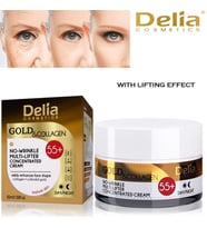 Delia Gold Collagen 45+ No-Wirinkle Kırışık Giderici Gündüz-Gece Kremi 50 Ml