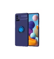 Samsung Galaxy M51 Uyumlu Kılıf Zore Ravel Silikon Kapak (Mavi)