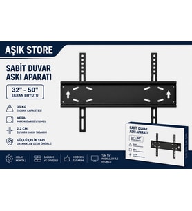 Sabit TV Askı Aparatı 32–50 İnç