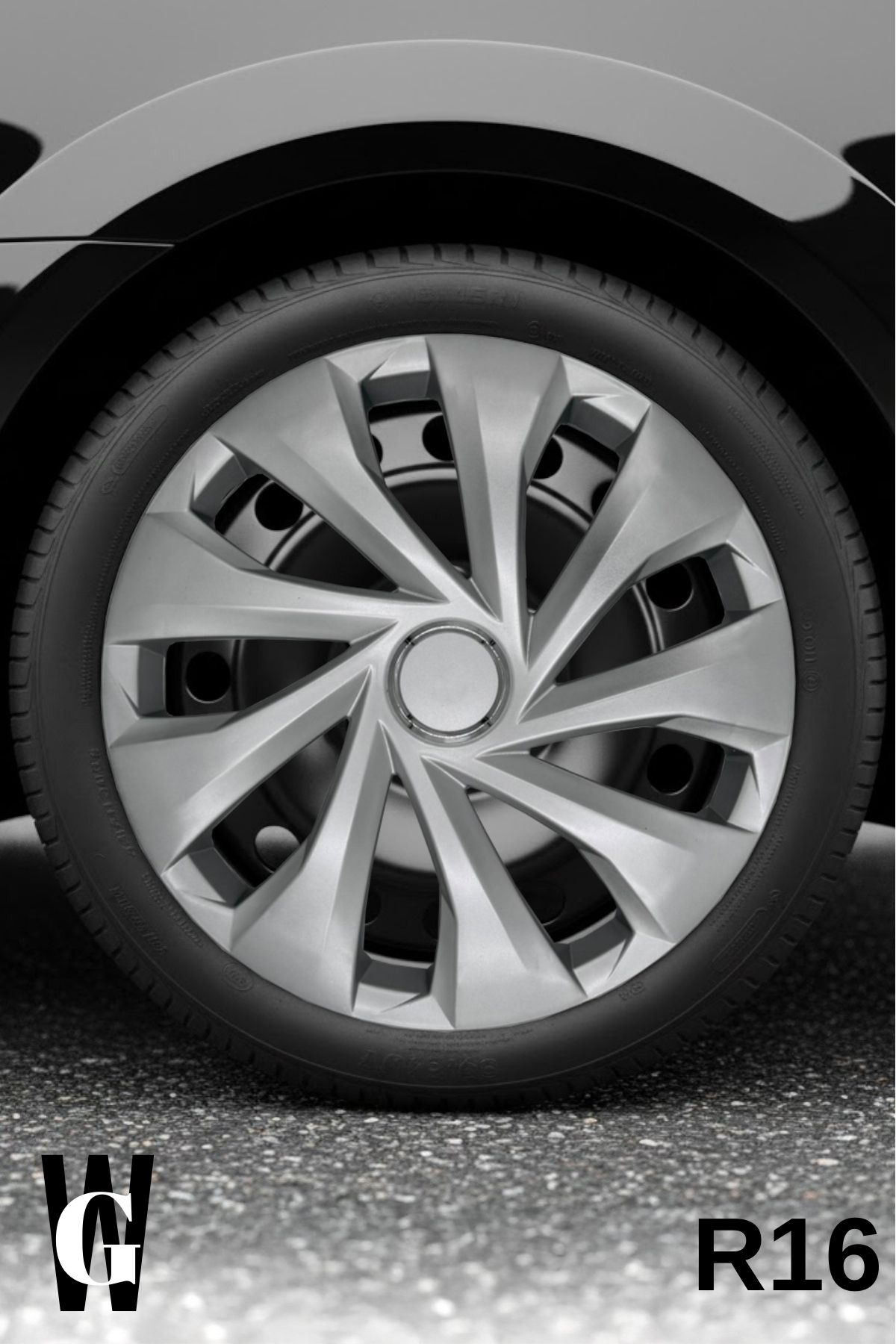 Skoda 16 İnç Jant Kapağı (4 ADET) Gri G122