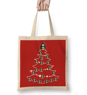 The Crow Christmas Tree Baubles Bez Çanta Uzun Saplı