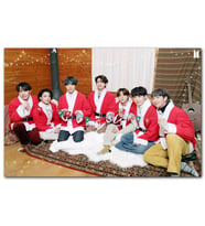 Cakatablo BTS Grubu Mutlu Noeller Görseli MDF Tablo