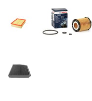 Bosch Filtre Bakım Seti Mercedes GLC 250 AMG Benzin 211 Beygir XC253 2015+ Hava + Yağ f. + Polen Filtre Eurofil