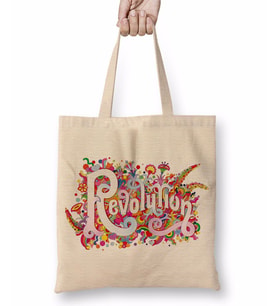 The Beatles Revolution Bez Çanta Uzun Saplı