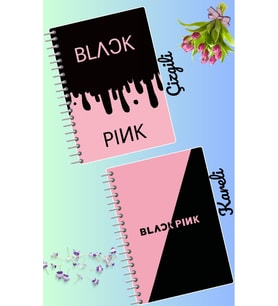 Blackpink defter seti 2 adet A4 boyutu 21*30 çizgili + kareli 60 syf