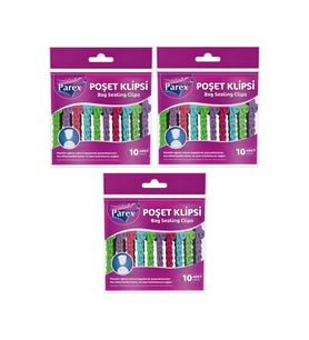 Butterfly Poşet Klipsi Üç Paket
