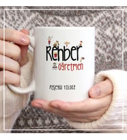 REHBER ÖĞRETMENİ KUPA BARDAK FOTOĞRAF BASKILI