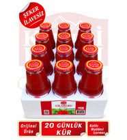 Kayseri pazarı Gilaburu Suyu 1 L x 12 adet Cam Şişe Şeker ilavesiz