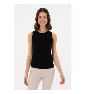 U.S. Polo Assn. Gedda-A-Iy26 Siyah Kadın T-Shirt PU-8900