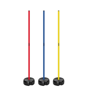 Scucs 1151 Takozlü Slalom Çubuğu 3lü (Çok Renkli)