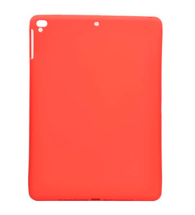 Apple iPad 9.7 2018 Kılıf Kamera Çıkıntılı Soft Tablet Silikon (Kırmızı)