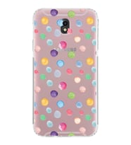 PrintiFy Samsung Galaxy J7 Pro ile Uyumlu Water Color 6  Kamera Korumalı Şeffaf  Kılıf