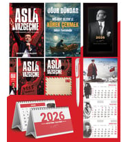 Asla Vazgeçme - Ayraç - Kartpostal - Poster - Müjdat Gezenle Kürek çekmek -  2026 Ajanda İstikbal - Sakarya Duvar Takvimi - Masa Takvimi