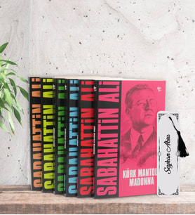 BK Gift Kişiye Özel İsimli Kitap Ayracı ve Sabahattin Ali Serisi(6 Kitap) Hediye Seti