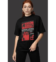 Naruto Shippuden Sasuke Uchiha Baskılı Unisex Oversize Anime Dizi Karakter Tişört