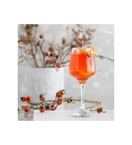 6'lı Lal Cam Ayaklı Goblet, 400 ml, Şarap ve Kokteyl Bardağı Seti