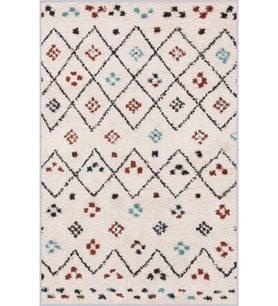 Eliana Home Baskılı, Yıkanabilir Kaymaz Taban Salon Halısı LNA1238 100x150 cm (Bej)
