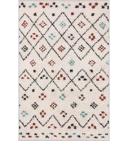 Eliana Home Baskılı, Yıkanabilir Kaymaz Taban Salon Halısı LNA1238 100x150 cm (Bej)