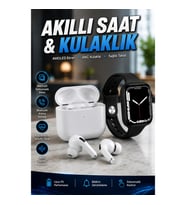 2025 Model Akıllı Saat ve TWS Pro Bluetooth Kulaklık Kablosuz Set OLED Ekranlı