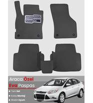 FORD FOCUS 3 (2011-2014) Uyumlu EVA Paspas Tam Set–Araca Özel,Su Geçirmez,Kolay Montaj