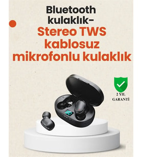 TWS Bluetooth Kulaklık Kulak İçi Kablosuz Dijital Göstergeli Çağrı Cevaplayabilen