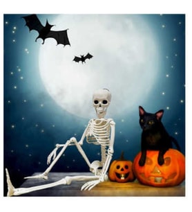 Hallowen Cadılar Bayramı İskelet Dekor Süs 1 Adet