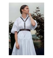 Şık Deri Kadın Kemer, Elbise Üzeri Kemer, T-Shirt Üzeri Kadın Kemer (Kırmızı)