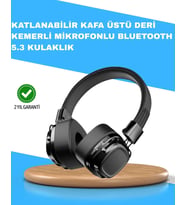 Katlanabilir Tasarımlı Taşınabilir Kablosuz Müzik Kulaklığı (Çok Renkli)