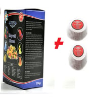 Muhabbet & Kanarya Maması Meyveli Mama 250gr+Gaga TaşıX2 (Sağlıklı Kuş  Yetiştirmek İsteyenler için)