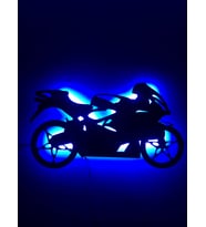 Motorsiklet Işıklı Tablo