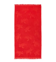 Minima / %100 Pamuk Plaj Havlusu 90 X 170 Cm.yaz Koleksiyonu (Kırmızı)