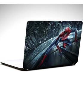 Spider Man Gece Laptop Sticker 13 İnch (34X24CM)