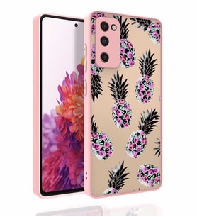 Samsung Galaxy S20 FE Kılıf Desenli Parlak Nora Kapak