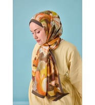 Mayda Şal - 81007 (Sarı-Mavı)