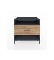 Kronos Şifonyer Tek Raflı Tek Çekmeceli 88x59x80 Antrasit-Çam