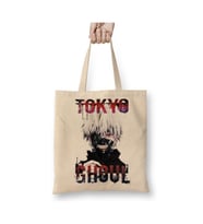 Tokyo Ghoul Beyaz Bez Çanta Uzun Saplı Alışveriş Çantası Plaj Çantası