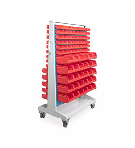 Avadanlık Standı Model 17 (1000x600x1660 mm) (Gri - Mavi)