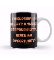 Friendship Quotes Gift Khalil Gibran Kupa Bardak Porselen