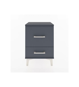 Arges Komodin 2 Çekmeceli 44x30x64 Antrasit-Antrasit