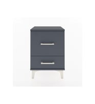 Arges Komodin 2 Çekmeceli 44x30x64 Antrasit-Antrasit