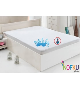 Nofku Pamuklu Fitted Pu S.Gçrmz Alez Çift Kişilik - 180*200