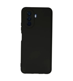 Huawei Nova Y70 Kılıf Nano içi Kadife Silikon - Siyah