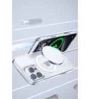 Pilelistore   iPhone 16 Pro Gleam PC Sert Magsafe Kılıf - Kahverengi